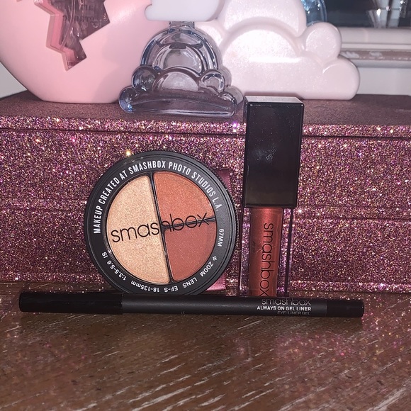 Smash box ablaze eyeshadow, eyeliner,lipstick trio - Picture 1 of 5